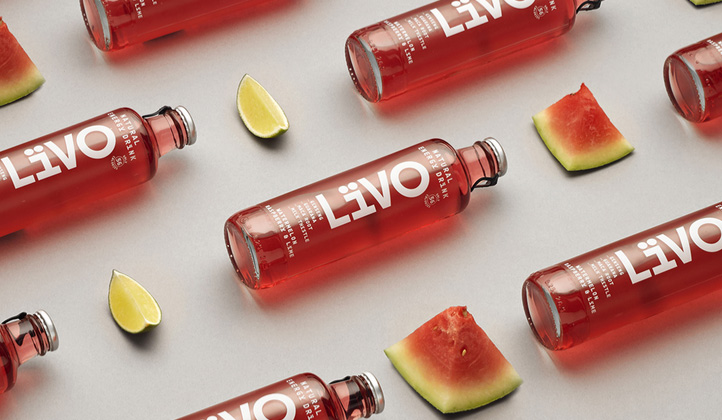 Livo Natural Energy Drink. Branding by Page Pop. London creative studio founded by Virginia Rowe.
